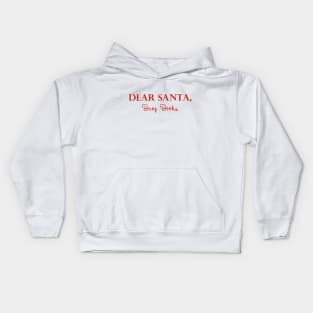 Dear Santa, Bring Books Kids Hoodie